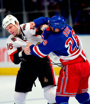 Colton Orr, New York Rangers, Brian McGratton, Ottawa