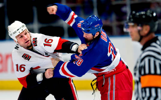 Brian McGratten, Ottawa Senators, Colton Orr, New York