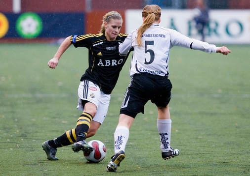 Camilla Ulander Nilsson, AIK och Nina Engström, Bälinge