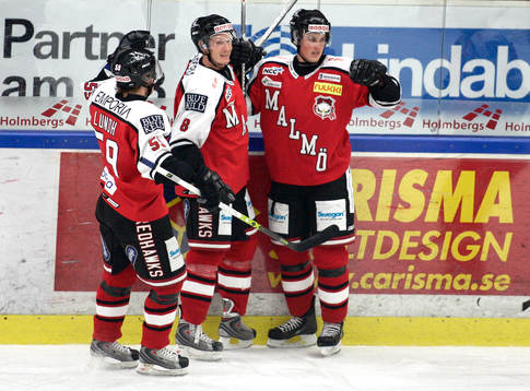 Patrik Lundh, Jonathan Sjölund och Marcus Paulsson, Malmö