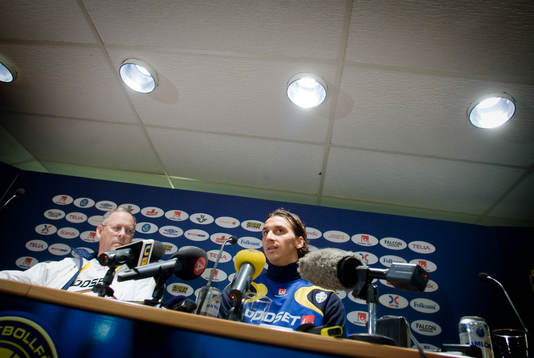 Lars Lagerbäck och Zlatan Ibrahimovic