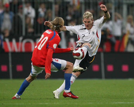 Jaroslav Plasil och Bastian Schweinsteiger