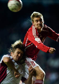 Nicklas Nendtner, Danmark och Dzintars Zirnis, Lettland