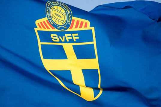 Flagga. Svenska Fotbollförbundet