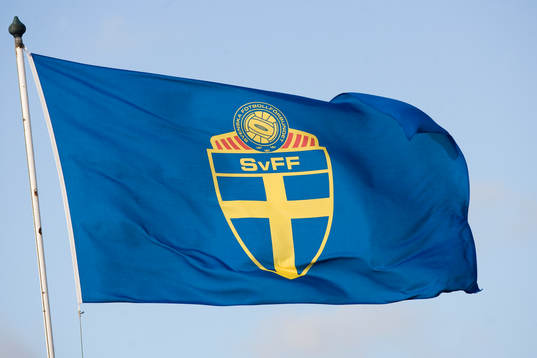 Flagga. Svenska Fotbollförbundet