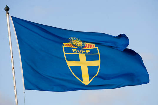 Flagga. Svenska Fotbollförbundet