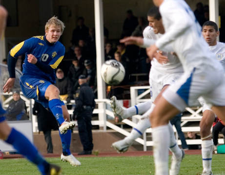 Fotboll, P18, landskamp, EM-kvalturnering pojkar födda
