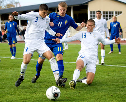 Fotboll, P18, landskamp, EM-kvalturnering pojkar födda