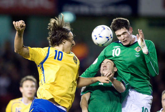 Zlatan Ibrahimovic, Sverige och Kyle Lafferty, Nordirland