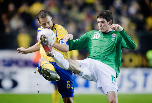 Tobias Linderoth, Sverige och Kyle Lafferty, Nordirland