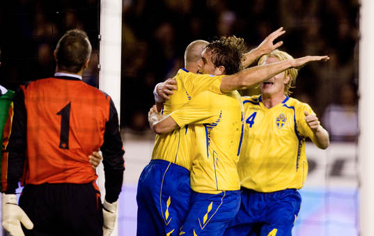 Johan Elmander,  Jubel