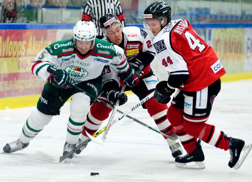 Richard Demén-Willaume, Rögle och Mikael Wahlberg och