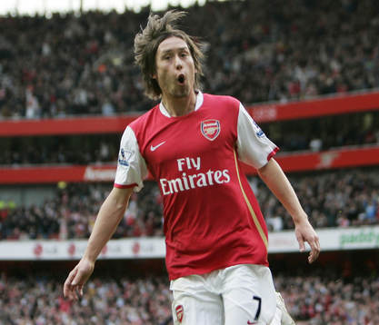 Tomas Rosicky, jubel