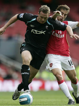 Kevin Davies och Mathieu Flamini