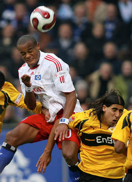 Vincent Kompany och Sami Kedira