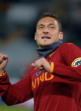 Totti, jubel