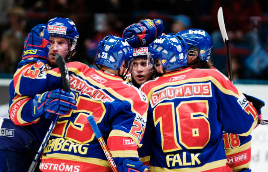 Djurgårdsspelarna jubel