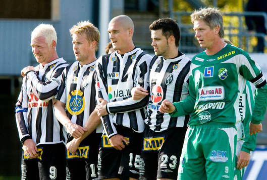 Fotboll, Superettan, Landskrona - Ljungskile, mur,