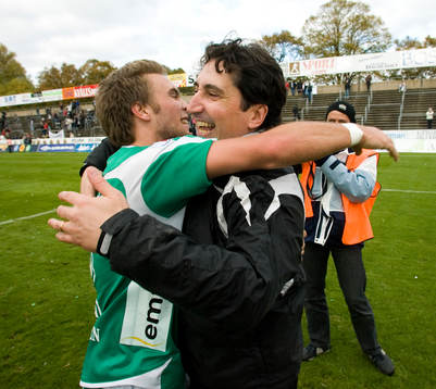 Ljungskile är klara för Allsvenskan, jubel. Richard