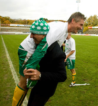 Ljungskile är klara för Allsvenskan, jubel. Jörgen