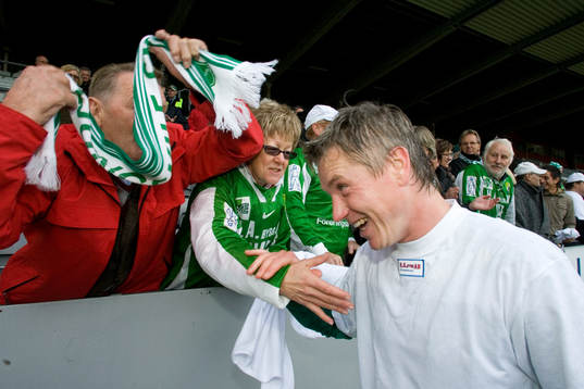 Ljungskile är klara för Allsvenskan, jubel. Jörgen