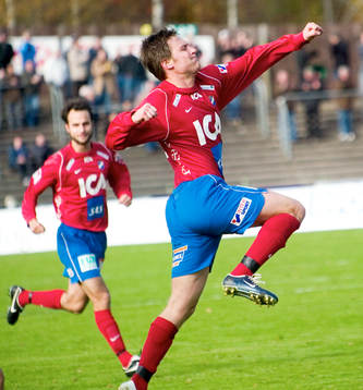 Daniel Svensson, jubel, Öster