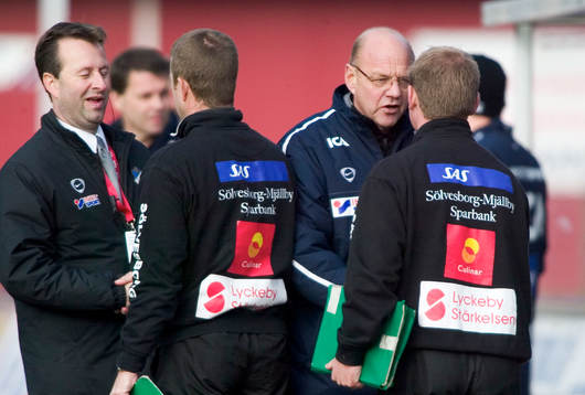 Göran Hagberg, tränare, Öster, Thomas Andersson-Borstam,
