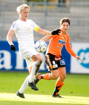 Nilla Fischer,  LDB och Kicki VIklund, Sunnanå