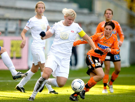 Nilla Fischer,  LDB och Kicki VIklund, Sunnanå