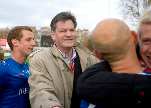 Per-Anders Abrahamsson, ordförande, Trelleborg, lycklig
