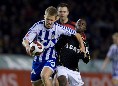 Pontus Wernbloom, IFK Göteborg och Dulee Johnson, AIK