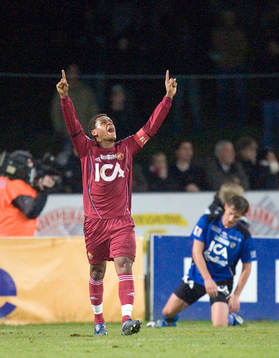 Thiago Quirino jublar, Halmstad, deppar