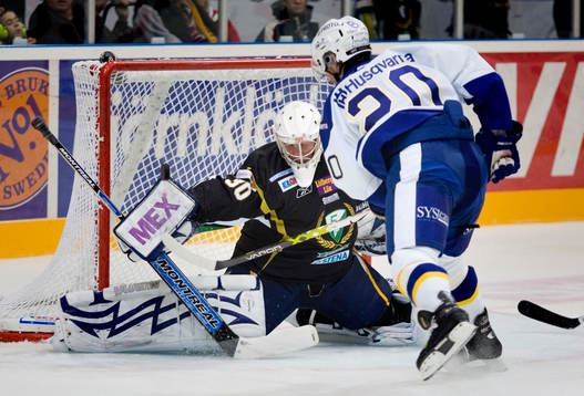 Eric Johansson, HV71 och Juuso Riksman, Målvakt, Färjestad