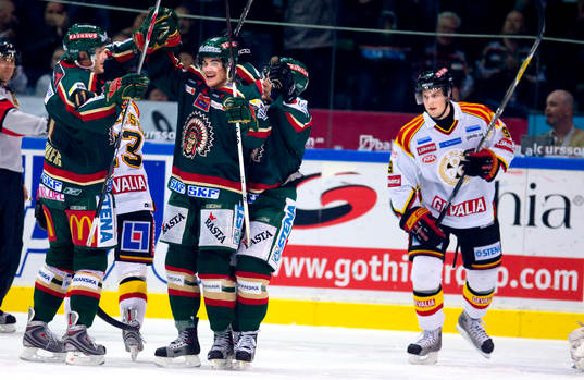 Magnus Kahnberg, Karl Fabricius, Frölunda, jubel, Niclas