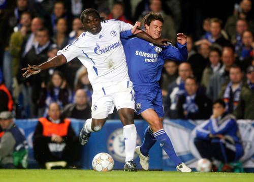 Gerald Asamoah och Wayne Bridge