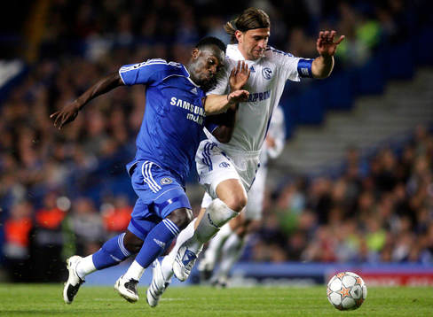 Michael Essien och Marcelo Bordon