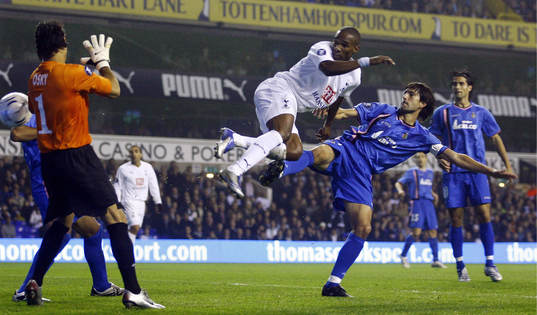 Jermain Defoe, Tottenham, gör mål