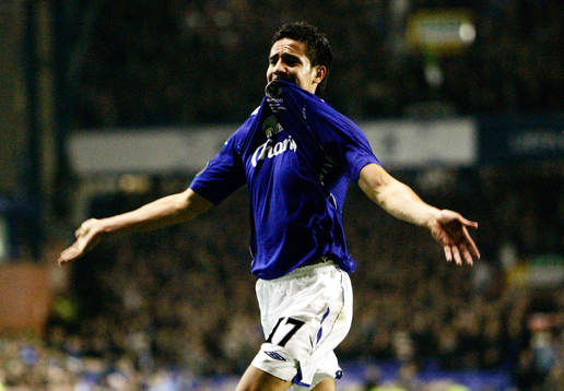 Tim Cahill, Everton, jubel