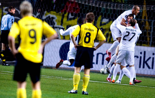 AEK Aten jubel, Elfsborg depp