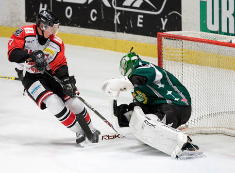 Marcus Paulsson, Malmö och Henrik Karlsson, målvakt,