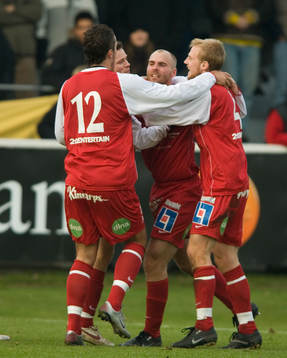 Patrik Lundgren, Falkenberg, jubel