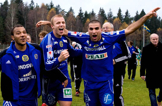 Kali Ongala, Stefan Ålander, Arash Bayat, Sundsvall, jubel