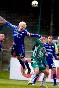 Patrik Eriksson Ohlsson, Sundsvall, nick, i sin sista match