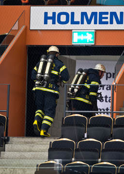 Brandlarmet utbröt