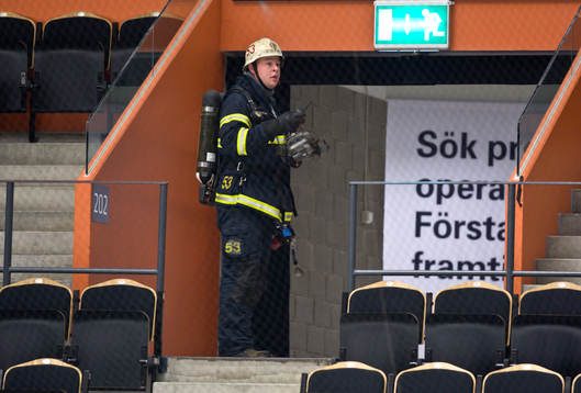 Brandlarmet utbröt