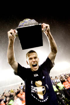 Pontus Wernbloom Jubel, glädje, pokal