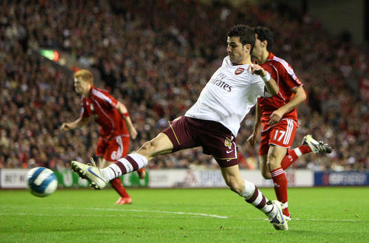Cesc Fabregas, Arsenal, gör mål