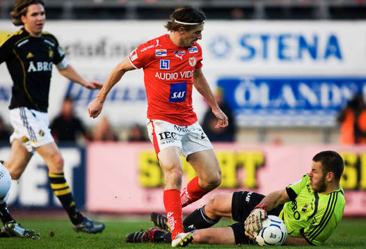 Daniel Örlund, målvakt, AIK och César Sántin, Kalmar