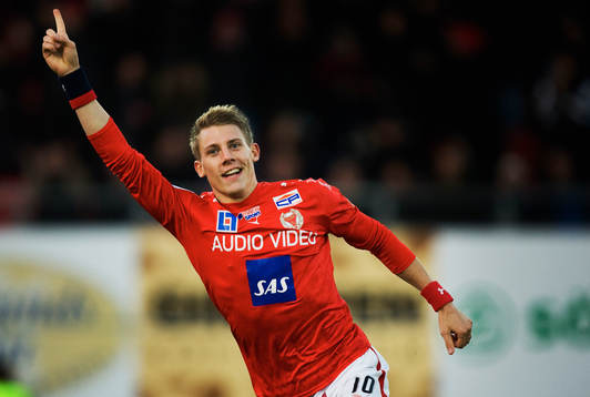 Patrik Ingelsten, Kalmar gör 1-0, jubel