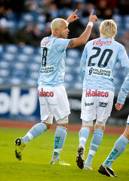 Junior, Malmö, gjorde 1-0, jubel